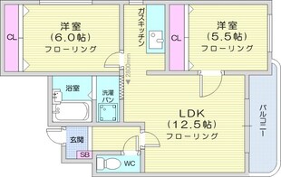 晃和レジデンスの物件間取画像